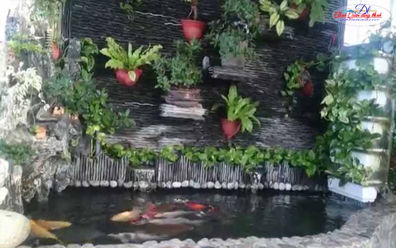 hồ cá koi trong nhà đẹp