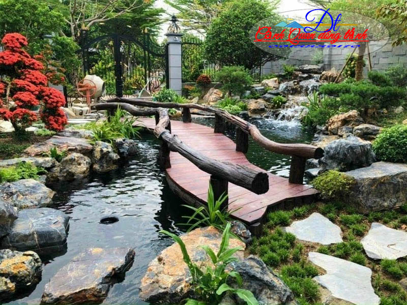 Hồ koi ngoài trời Tân Uyên - Bình Dương