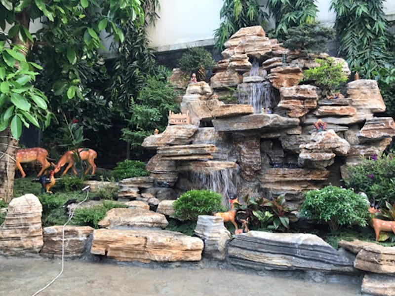 hòn non bộ đá cổ thạch 01