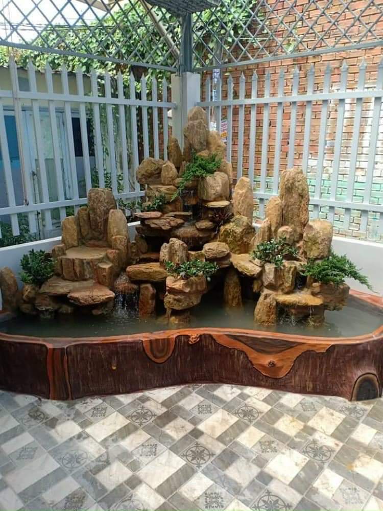 hòn non bộ thác nước 1