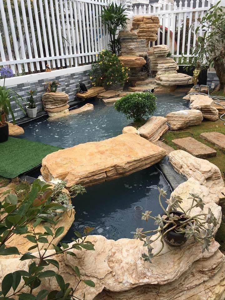 hòn non bộ thác nước 3