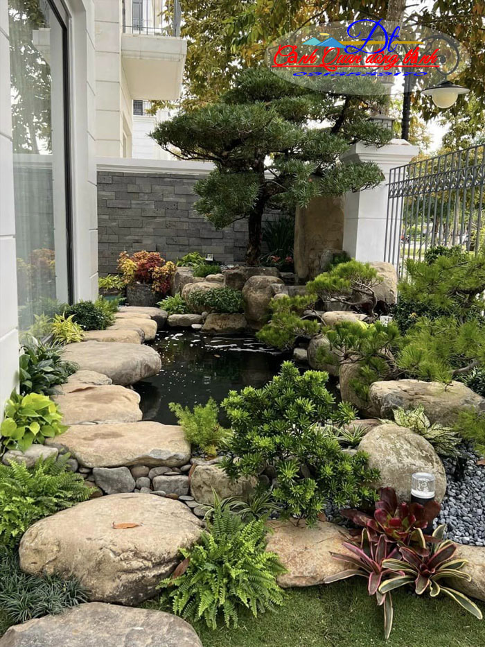 mẫu thiết kế hồ cá koi đẹp 10