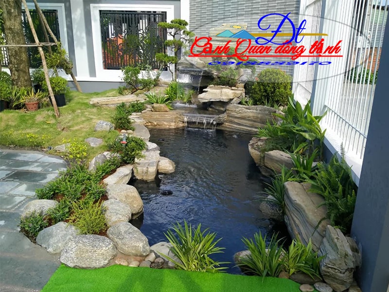 mẫu thiết kế hồ cá koi đẹp 14