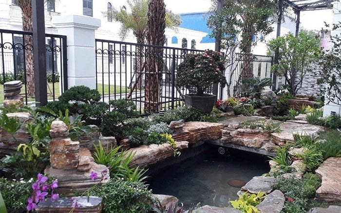 Mẫu tiểu cảnh sân vườn đẹp - Hình 11