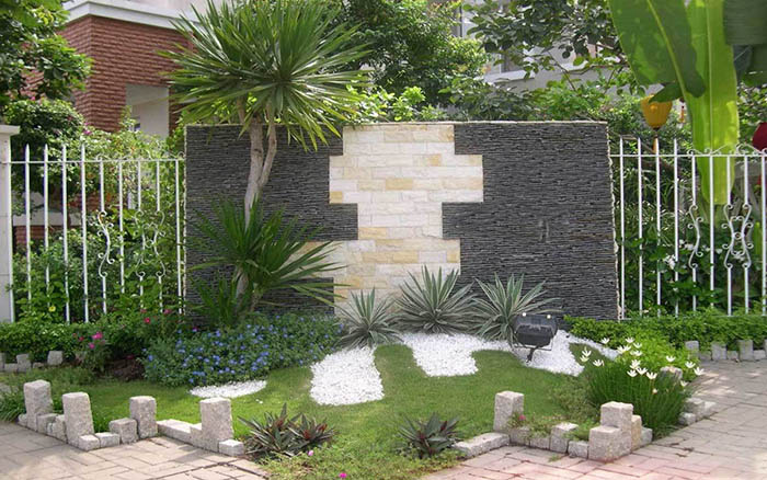 Mẫu tiểu cảnh sân vườn đẹp - Hình 5