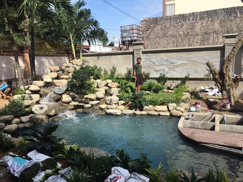 thi công hòn non bộ cần thơ 4