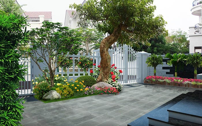 thi công tiểu cảnh sân vườn bình dương 04