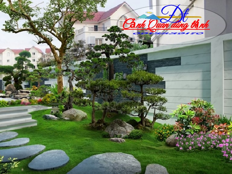 thi công tiểu cảnh sân vườn bình phước 05