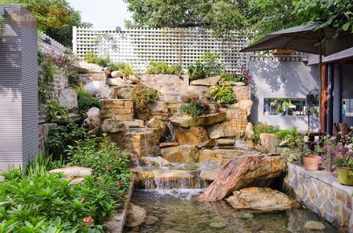 Ý tưởng về hồ nước ở sân sau