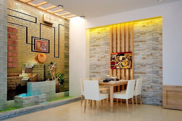 tiểu cảnh giếng trời trong nhà. Ảnh 2