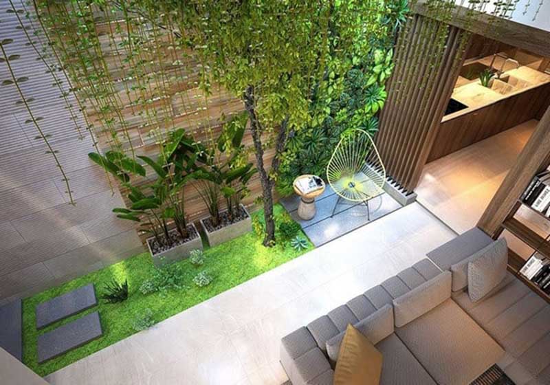 tiểu cảnh giếng trời 12