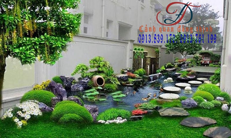 tiểu cảnh sân vườn quận 7 h4