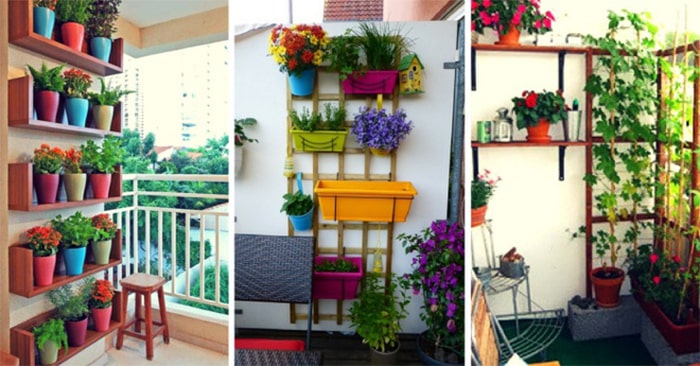 Trang trí ban công M15